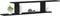 vidaXL - Wandplank - voor - TV - Zwart - Eiken - 125x18x23 - cm - Bewerkt - Hout