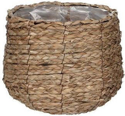 Maxifleur Avalon - Rieten mand - Rond - Lichtbruin - h25xd30cm