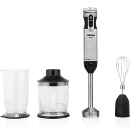Tristar MX-4829 - Hand blender set - 1000W met garde chopper maatbeker - RVS Zwart