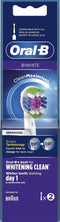 Oral-B 3D White - Met CleanMaximiser-technologie - Opzetborstels - 2 Stuks