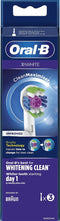 Oral-B 3D White - Met CleanMaximiser-technologie - Opzetborstels - 3 Stuks