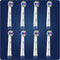 Oral-B 3D White - Met CleanMaximiser-technologie - Opzetborstels - 8 Stuks - Brievenbusverpakking