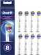 Oral-B 3D White - Met CleanMaximiser-technologie - Opzetborstels - 8 Stuks - Brievenbusverpakking