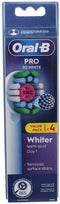 Oral-B 3D White Pro - Opzetborstels met CleanMaximiser Technologie - 4 Stuks