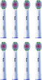 Oral-B 3D White Pro - Opzetborstels met CleanMaximiser Technologie - 8 Stuks - Brievenbusverpakking
