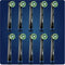 Oral B Cross Action CleanMaximiser opzetborstels - 10 stuks -Zwart