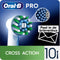 Oral-B Cross Action Pro - Opzetborstels - Met CleanMaximiser Technologie - 10 Stuks - Brievenbusverpakking
