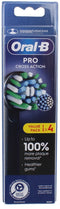 Oral-B Cross Action Pro - Opzetborstels - Met CleanMaximiser Technologie - Zwart - 4 Stuks