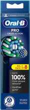 Oral-B Cross Action Pro - Opzetborstels - Met CleanMaximiser Technologie - Zwart - 8 Stuks
