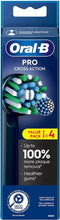 Oral-B Cross Action Pro - Opzetborstels - Met CleanMaximiser Technologie - Zwart - 4 Stuks