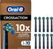 Oral-B Cross Action Pro - Opzetborstels Zwart - Met CleanMaximiser Technologie - 10 Stuks - Brievenbusverpakking