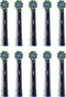 Oral-B Cross Action Pro - Opzetborstels Zwart - Met CleanMaximiser Technologie - 10 Stuks - Brievenbusverpakking