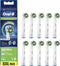 Oral-B CrossAction - Met CleanMaximiser-technologie - Opzetborstels - 10 Stuks