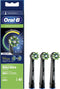 Oral-B CrossAction - Met CleanMaximiser-technologie - Opzetborstels - Zwart - 3 stuks