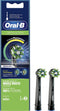 Oral-B CrossAction - Met CleanMaximiser-technologie - Opzetborstels - Zwart - 2 stuks