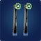 Oral-B CrossAction - Met CleanMaximiser-technologie - Opzetborstels - Zwart - 2 stuks