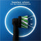Oral-B CrossAction - Met CleanMaximiser-technologie - Opzetborstels - Zwart - 2 stuks