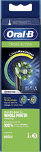 Oral-B CrossAction - Met CleanMaximiser-technologie - Opzetborstels - Zwart - 3 stuks