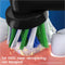 Oral-B CrossAction - Met CleanMaximiser-technologie - Opzetborstels - Zwart - 2 stuks
