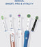Oral-B CrossAction - Met CleanMaximiser-technologie - Opzetborstels - Zwart - 8 Stuks