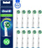 Oral-B CrossAction - Met CleanMaximiser-technologie - Opzetborstels - 10 Stuks - Brievenbusverpakking