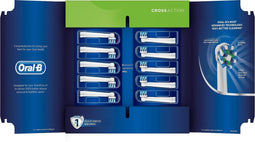 Oral-B CrossAction Opzetborstels - 10 stuks - Brievenbusverpakking