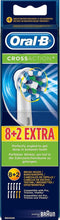 Oral-B CrossAction Opzetborstels - 10 stuks - Brievenbusverpakking
