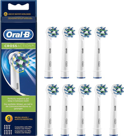 Oral-B CrossAction - Opzetborstels - 9 Stuks