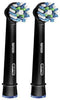 Oral-B CrossAction Zwart Opzetborstels - 2 stuks