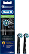 Oral-B CrossAction Zwart Opzetborstels - 2 stuks