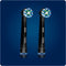 Oral-B CrossAction Zwart Opzetborstels - 2 stuks