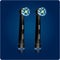 Oral-B CrossAction Zwart Opzetborstels - 2 stuks