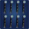 Oral-B CrossAction Zwart Opzetborstels - 8 stuks