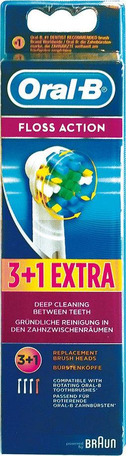 Oral-B Floss Action Opzetborstels - 4 stuks
