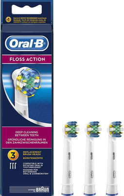 Oral-B Floss Action Opzetborstels EB25 - 3 stuks - voor de elektrische tandenborstel