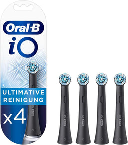 Oral-B IO Ultimate Clean - Zwart - Opzetborstels - Tandenborstel - 4 Stuks
