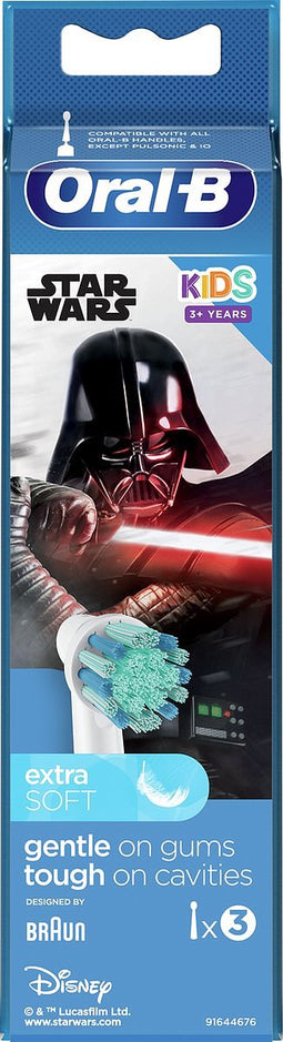 Oral-b Kids Disney Star Wars Opzetborstels 3 Stuks - Extra Soft
