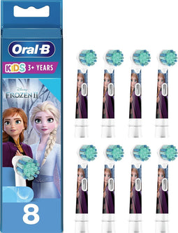 Oral-B Kids Frozen Opzetborstels Voor Elektrische Tandenborstel 8 Opzetborstels, Voor Kinderen Vanaf 3 Jaar