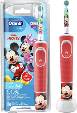 Oral-B Kids Mickey - Elektrische Tandenborstel - Powered By Braun - 1 Handvat en 1 opzetborstel