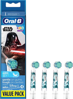 Oral-B Kids Star Wars opzetborstels Wit - 4 stuks