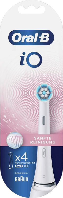Oral-B Opzetborstels iO Gentle Cleaning, 4 stuks.
