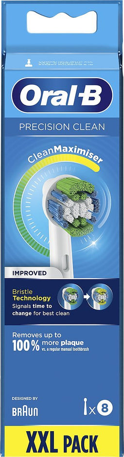 Oral-B Precision Clean Opzetborstel Met CleanMaximiser-technologie, Verpakking Van 8 Stuks
