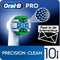 Oral-B Precision Clean Pro - Opzetborstels met CleanMaximiser Technologie - 10 Stuks - Brievenbusverpakking