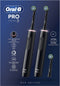 Oral-B Pro 3 3900 Duo - 2 x Zwarte Elektrische Tandenborstel - met extra opzetborstel
