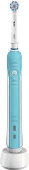 Oral-B PRO 500 Volwassene Roterende-oscillerende tandenborstel Turkoois, Wit