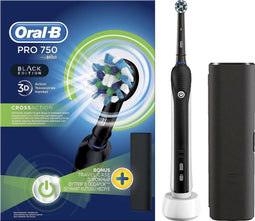 Oral-B PRO 750 Black Cross Action - Elektrische Tandenborstel