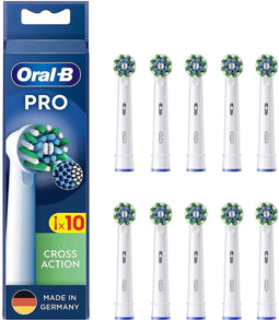 Oral B PRO Cross Action Opzetborstels Wit | 10 stuks