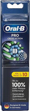 Oral-B Pro Cross Action Opzetborstels Zwart 10 stuks