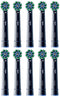 Oral-B Pro Cross Action Opzetborstels Zwart 10 stuks