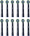 Oral-B Pro Cross Action Zwart Opzetborstels - 12 Stuks